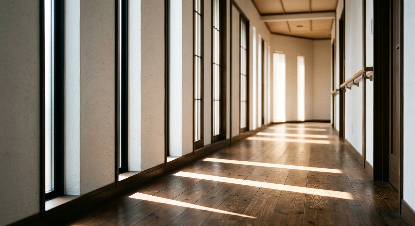 木格子のファサード